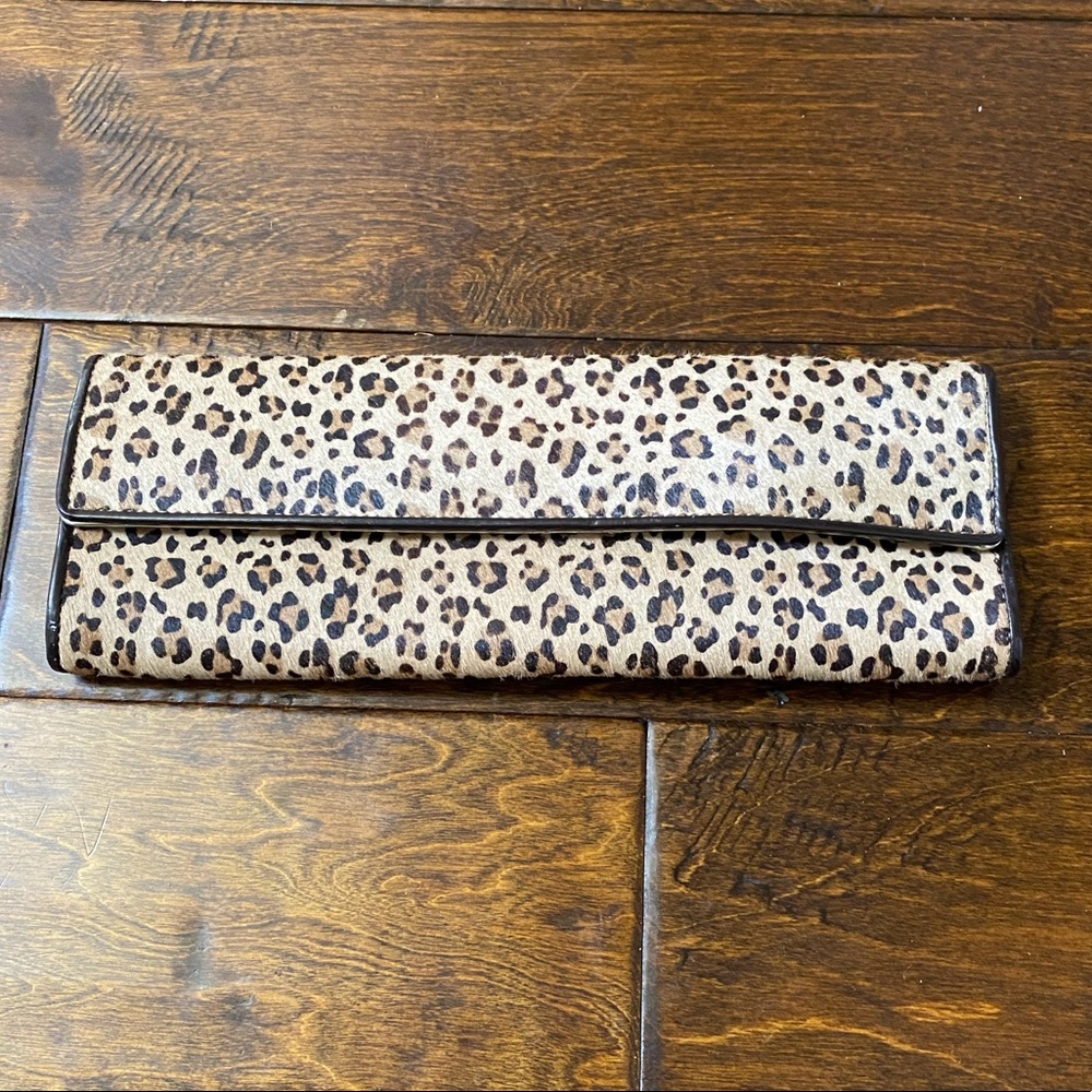 ALDO Handbag Cheetah Print Fur-Like Material